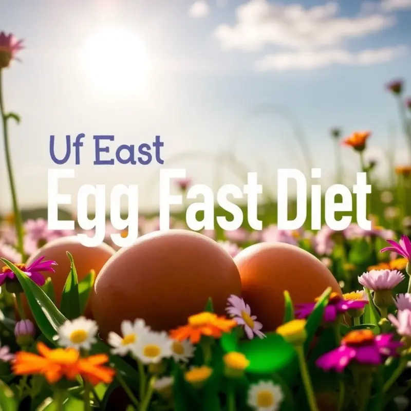 A vibrant landscape representing the simplicity of the Egg Fast Diet.
