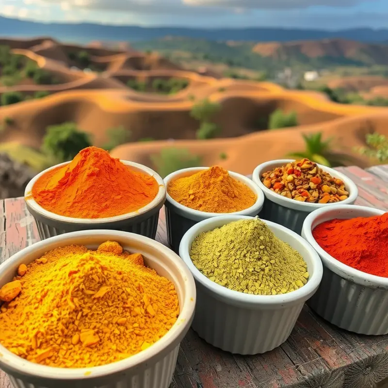 A vibrant field abundant with fresh vegetables that embody the essence of Ethiopian cuisine.