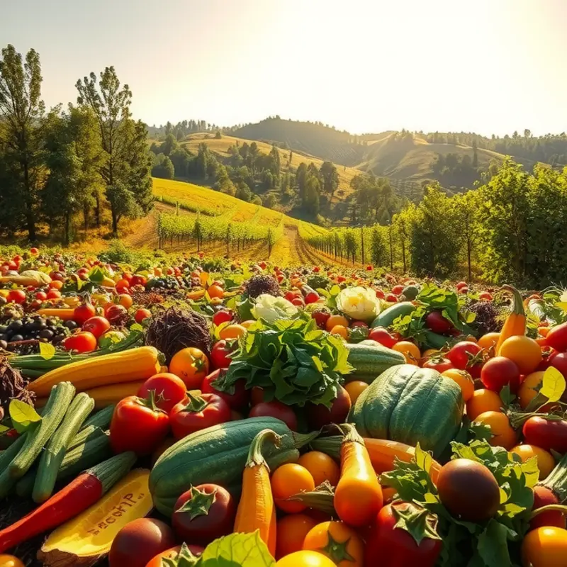 A scenic orchard representing the natural ingredients that inspire European desserts.