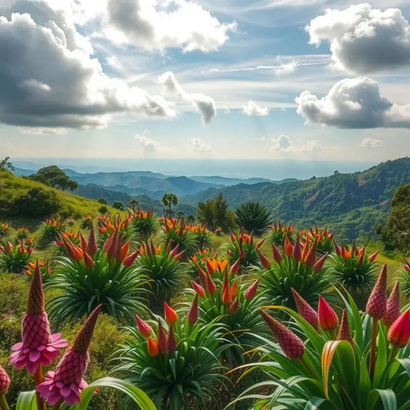 A picturesque landscape illustrating the beauty of sustainable agriculture and organic produce.