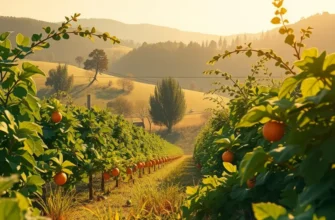 A scenic view of a vibrant vegetable field under the sun, representing organic freshness.