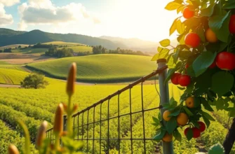 A picturesque field showcasing a bountiful harvest of vibrant fruits and vegetables, symbolizing health and nourishment.