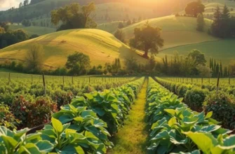 Lush field filled with organic vegetables and fruits reflecting healthy eating.