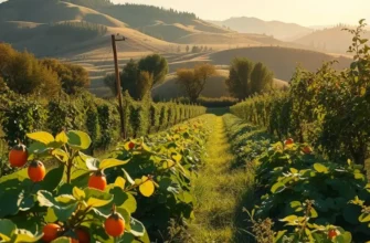 A breathtaking landscape highlighting fresh herbs growing in a natural setting.