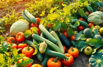 A scenic landscape filled with healthy vegetables and fruits, emphasizing the importance of natural nutrition.