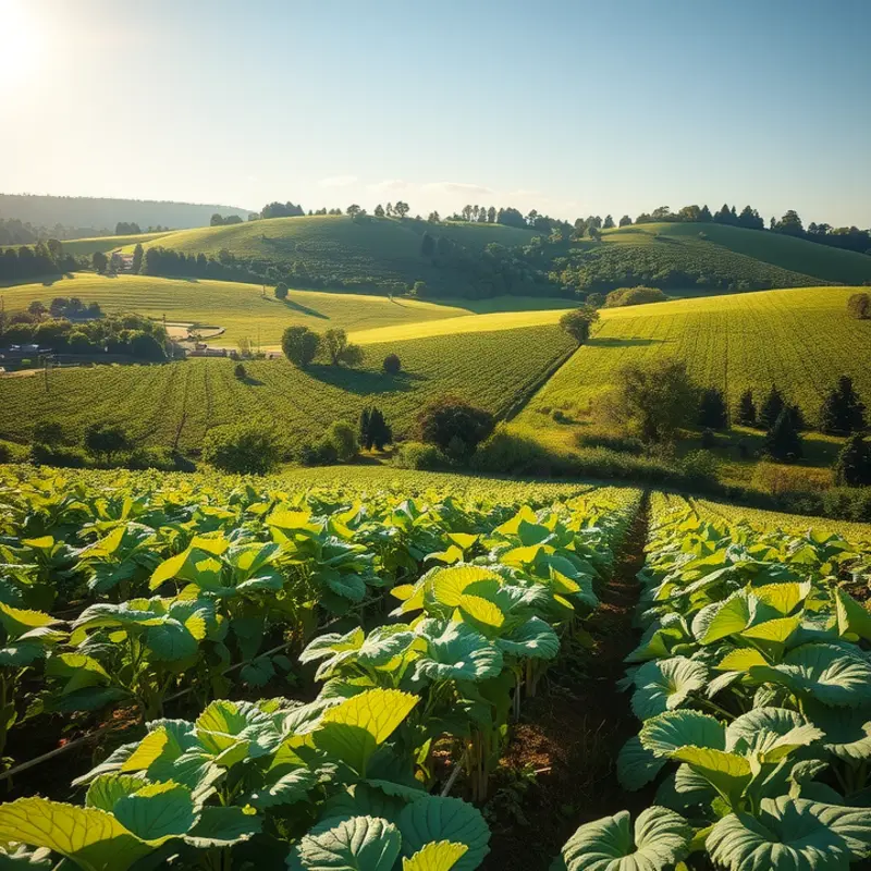 An abundant field showcasing fresh produce, emphasizing the importance of keeping food fresh.