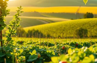 A breathtaking view of a sunlit orchard with an abundance of fruits and vegetables highlighting the importance of healthy eating.