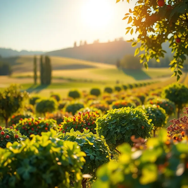 A scenic view of a lush field of grains illustrating natural health.