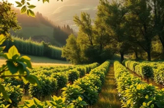 A vibrant landscape showcasing the intersection of nature and healthy nutrition.