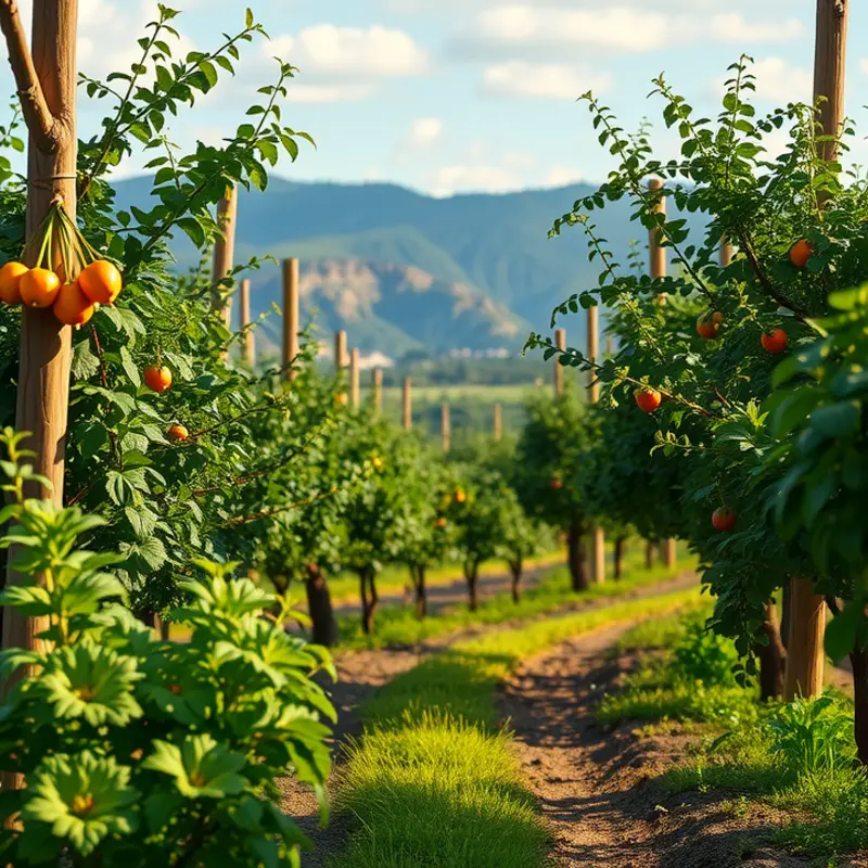 Vibrant turmeric plants flourishing in a sunlit landscape, symbolizing its anti-inflammatory benefits.