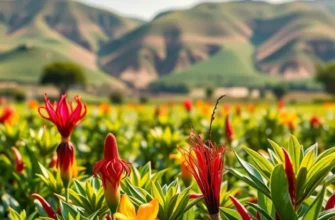 A vibrant scene of an organic farm with diverse produce, showcasing the link between agriculture and culinary history.