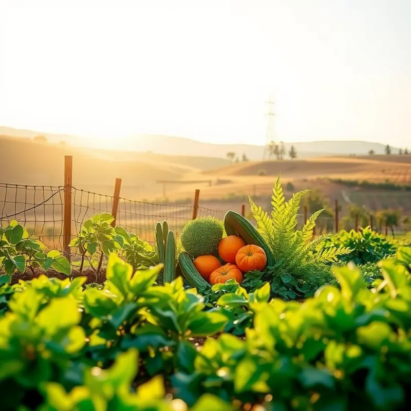 A sunlit orchard representing natural, healthy nutrition.