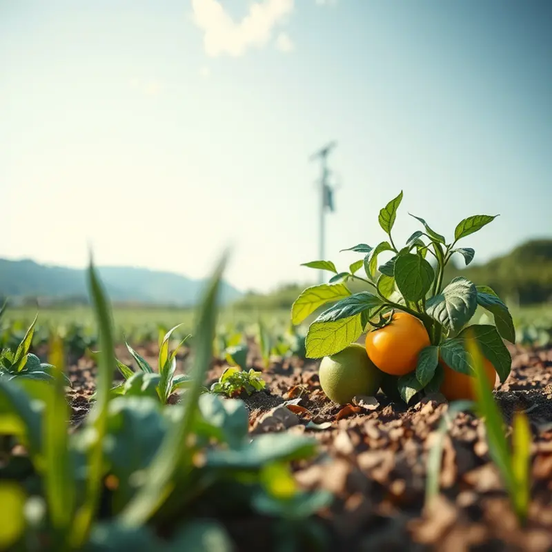 A vibrant field embodying the essence of natural health.