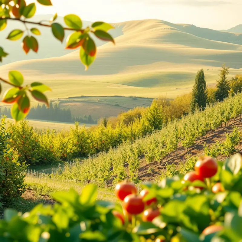 A lush field symbolizing the natural abundance of keto-friendly foods.