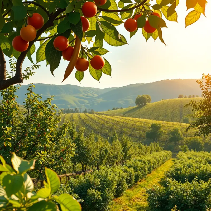 A vibrant sunlit field illustrating the importance of fresh, organic produce.