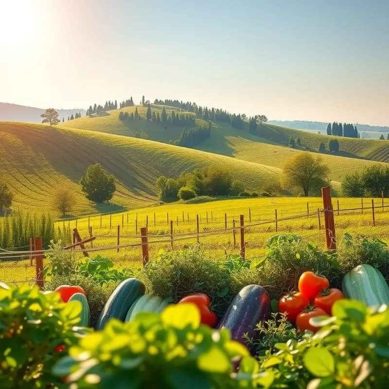 A vibrant orchard showcasing the abundance of healthy nutrition.