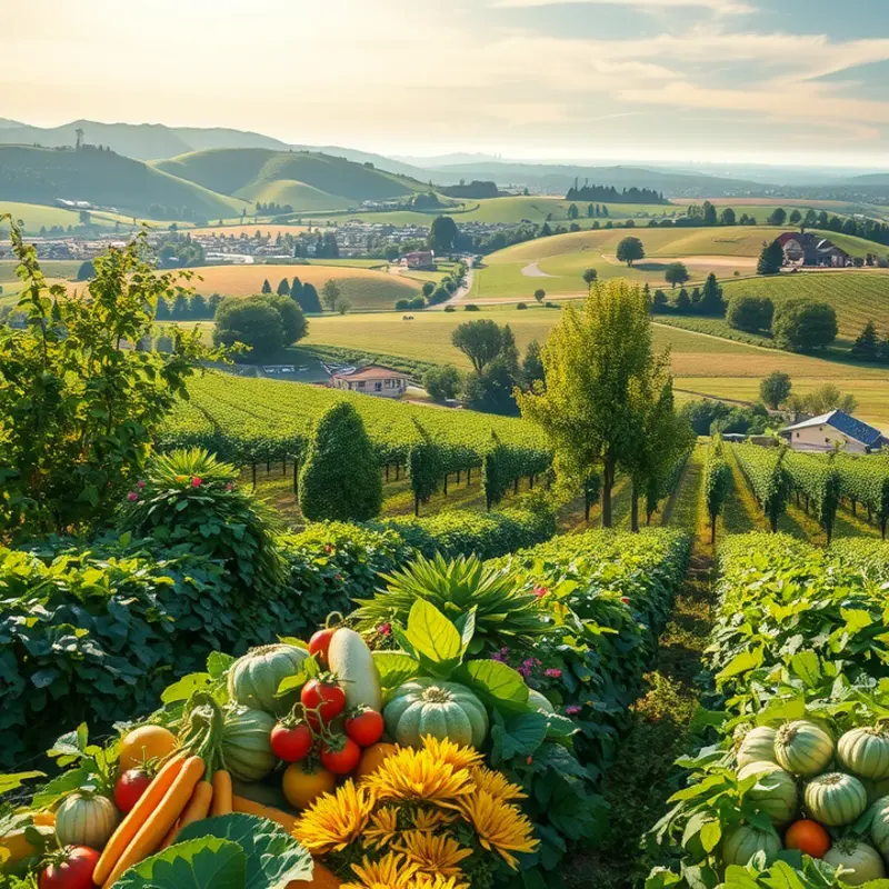 A vibrant display of fresh produce symbolizing ideal food storage conditions.