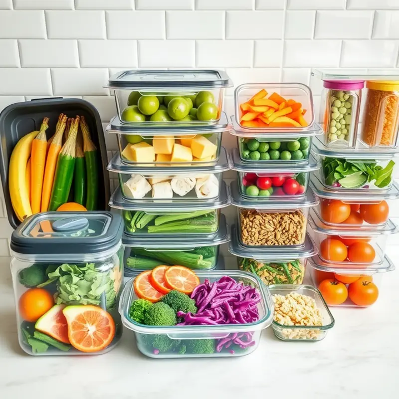 An organized refrigerator with clearly defined zones for different food groups.