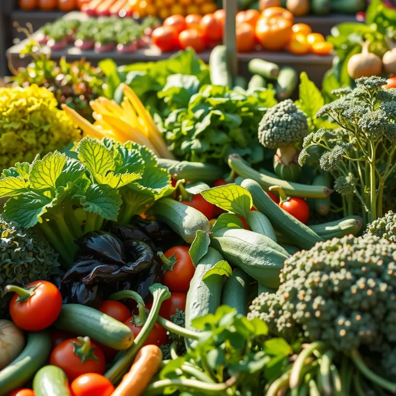 A sunlit field filled with vibrant crops, symbolizing the role of macronutrients in nutrition.