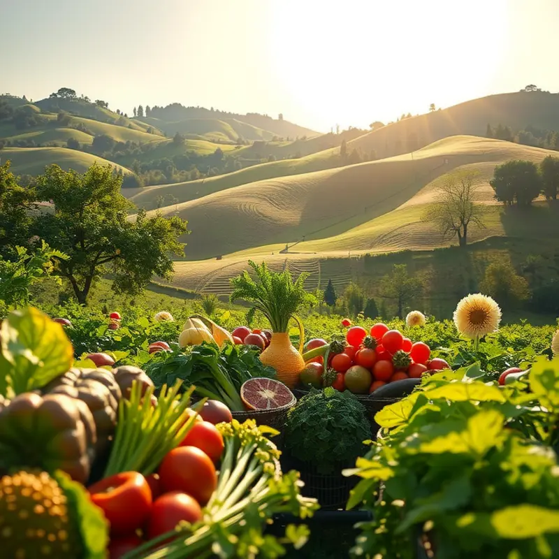A vibrant orchard symbolizing the essential macronutrients in our diet.