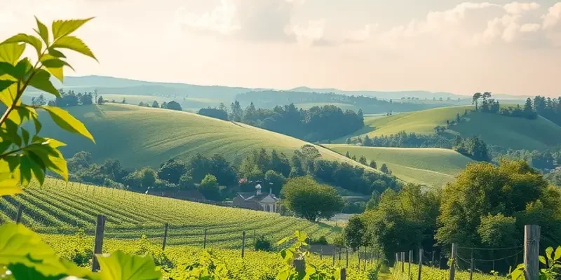 A vibrant and sunny field filled with fresh organic produce, illustrating the harmony of nature and healthy eating practices.