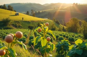 A scenic view depicting a vibrant field of vegetables and fruits, symbolizing healthy eating.