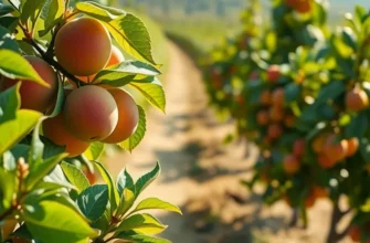 A picturesque orchard bursting with colorful fruits, symbolizing natural health and nutrition.