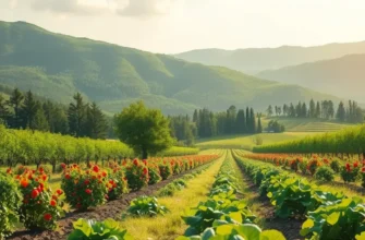 A scenic view of nature reflecting healthy nutrition and hydration.