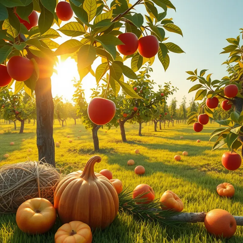 A vibrant field showcasing nature’s bounty, reflecting the essence of organic dining.