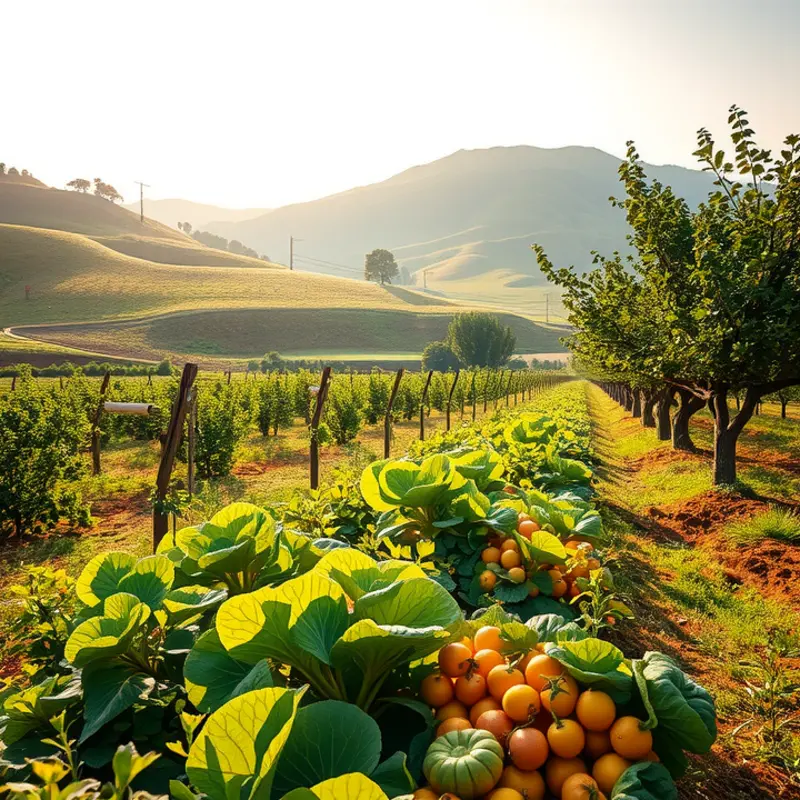 A picturesque sunlit field showcasing the abundance of healthy produce, reflecting the importance of good nutrition.