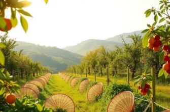 A scenic view of a field filled with fresh produce, symbolizing nutritious eating.
