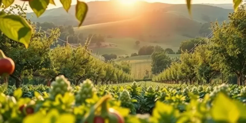 Natural landscape showcasing the wealth of grains and nutrients.