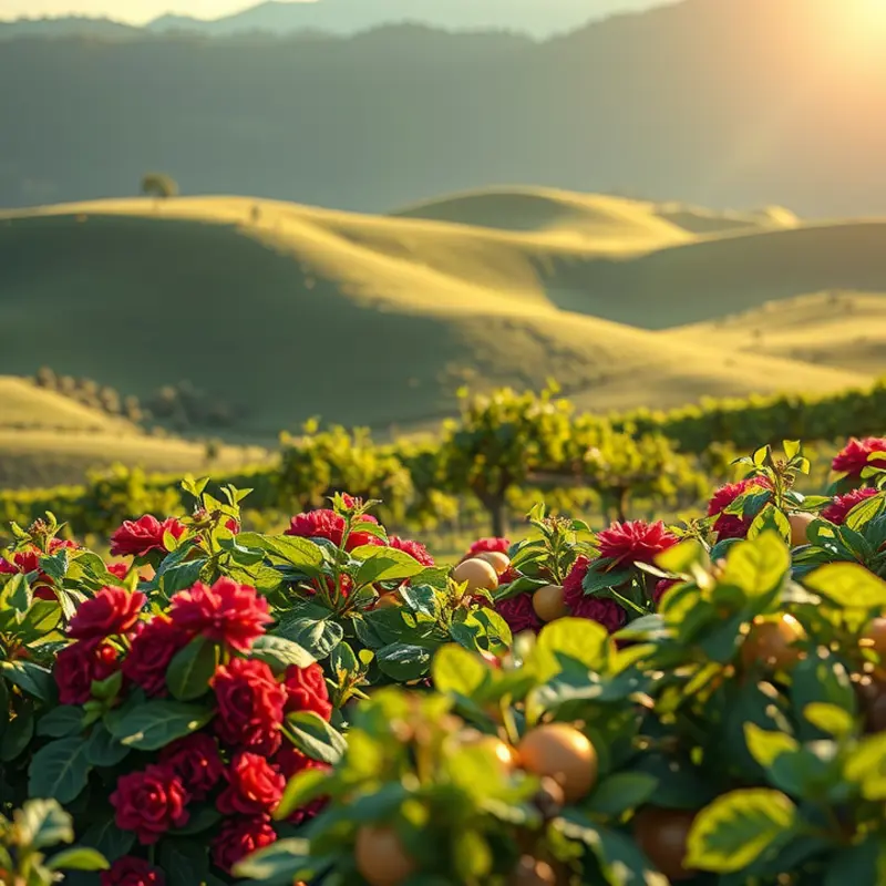 A vibrant field showcasing organic produce, emphasizing healthy dietary choices.