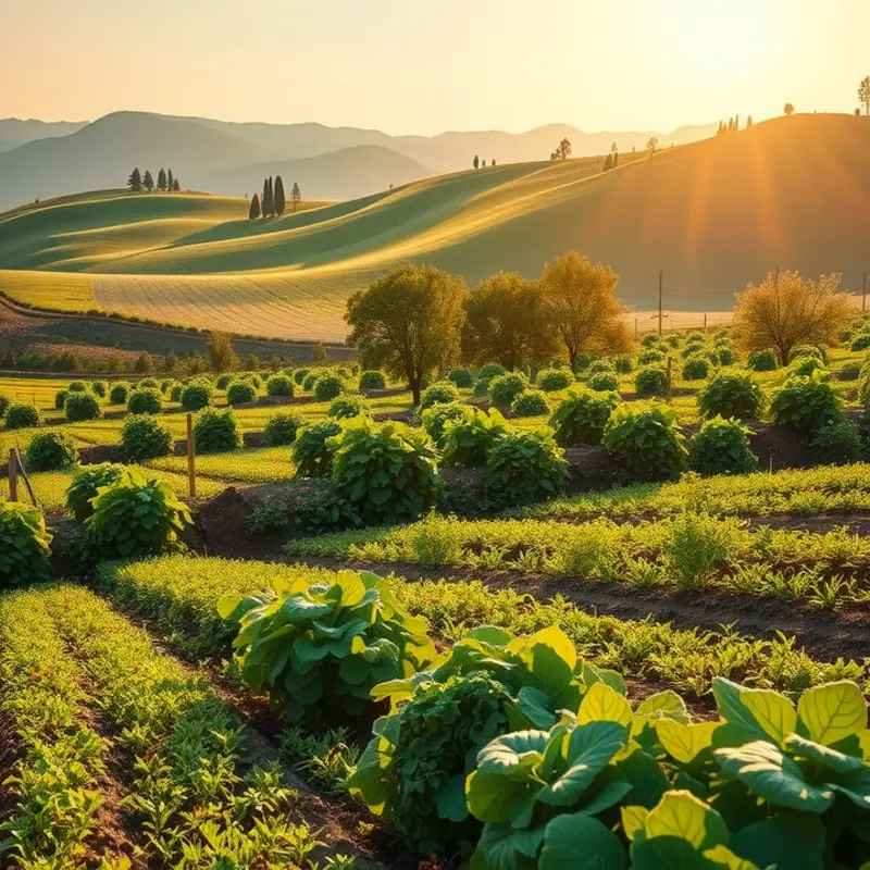 A vibrant orchard representing the abundance of micronutrient-rich foods.