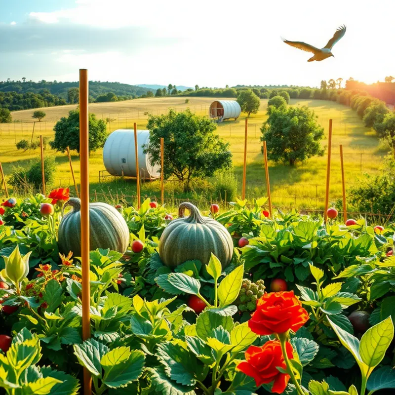A bright sunlit field showcasing the vibrancy of natural produce.