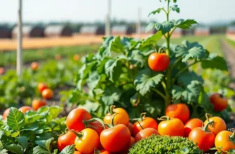 A thriving organic farm filled with vibrant vegetables and fruits, highlighting the essence of healthy cooking.