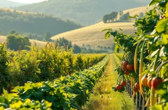 A photorealistic field with abundant vegetables and fruits, showcasing the beauty of organic agriculture.