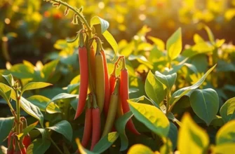 An orchard of fresh organic vegetables and fruits thriving under sunlight.