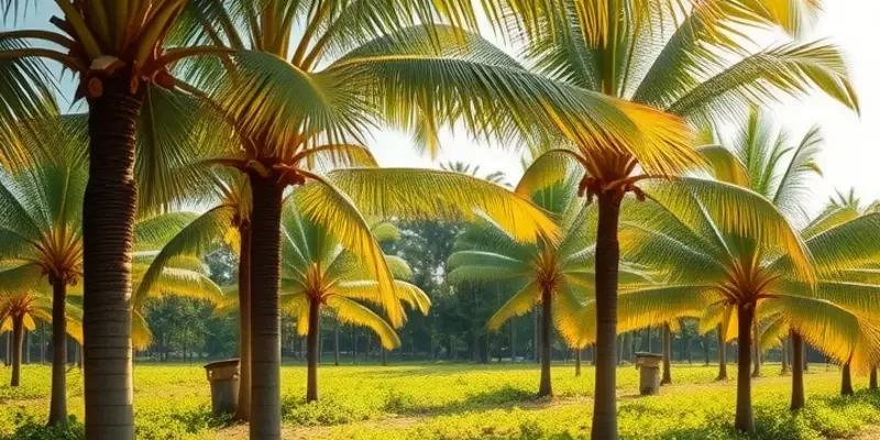 A vibrant and lush field filled with organic vegetables and fruits growing under warm sunlight, representing healthy nutrition.