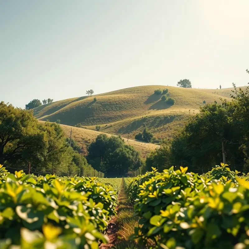 A serene field filled with organic vegetables and fruits, representing the essence of fresh meal planning.