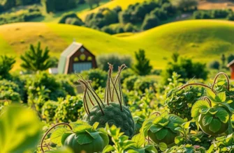 A bright and inviting field filled with colorful fruits and vegetables, embodying the essence of healthy eating.