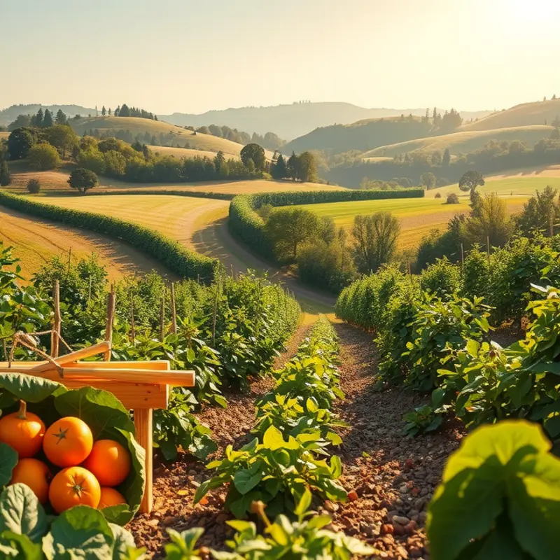 Bountiful nature showcasing vibrant raw produce, a hallmark of low-fat raw veganism.