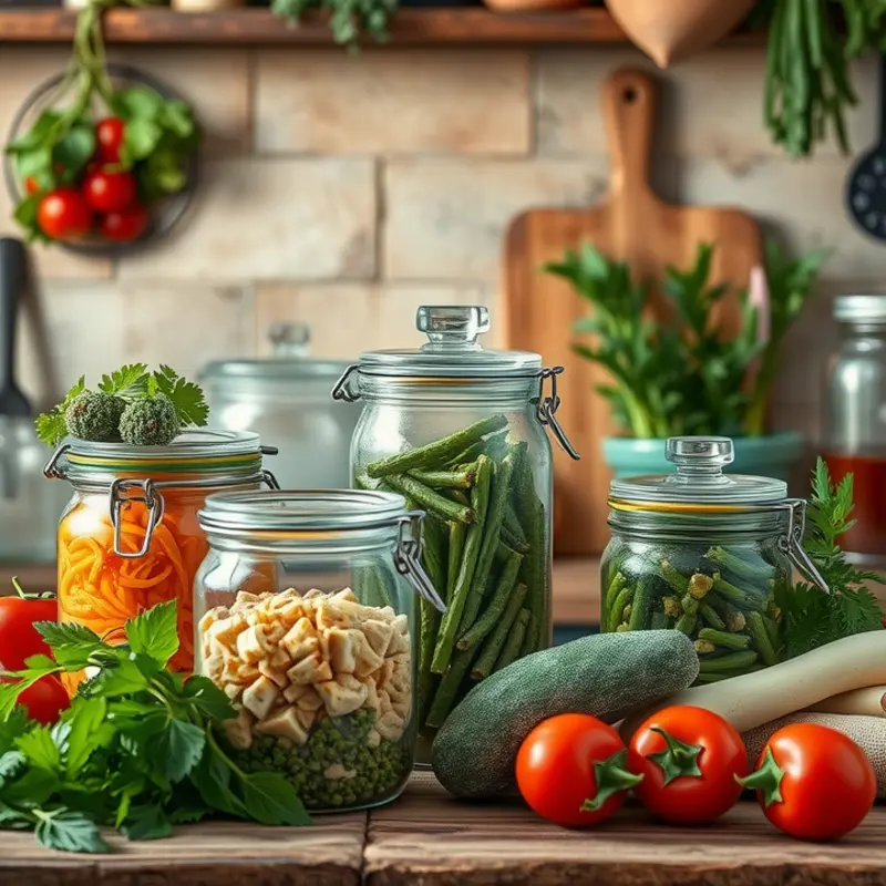 A sunlit field showcasing vibrant organic vegetables and fruits.