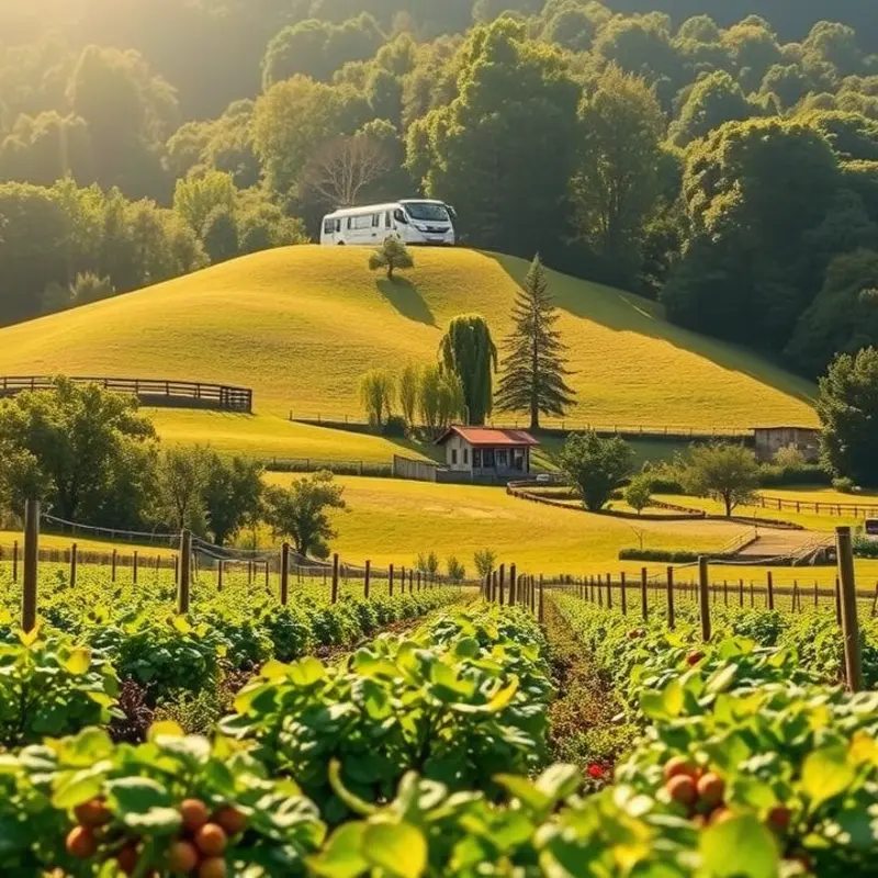A vibrant sunlit field representing the natural richness of red raspberry leaves.