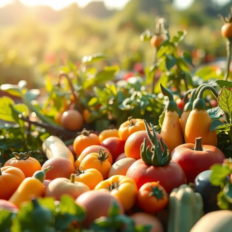 A sunlit orchard showcasing the goodness of nature’s produce.