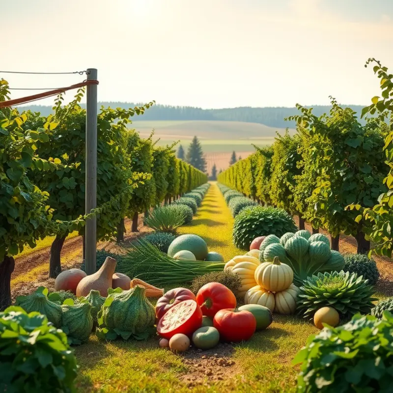 A vibrant sunlit field showcasing the abundance of nature.