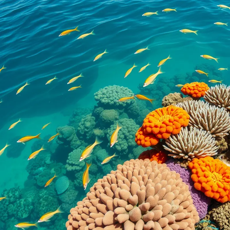 A vibrant ocean ecosystem showcasing sustainable marine life.