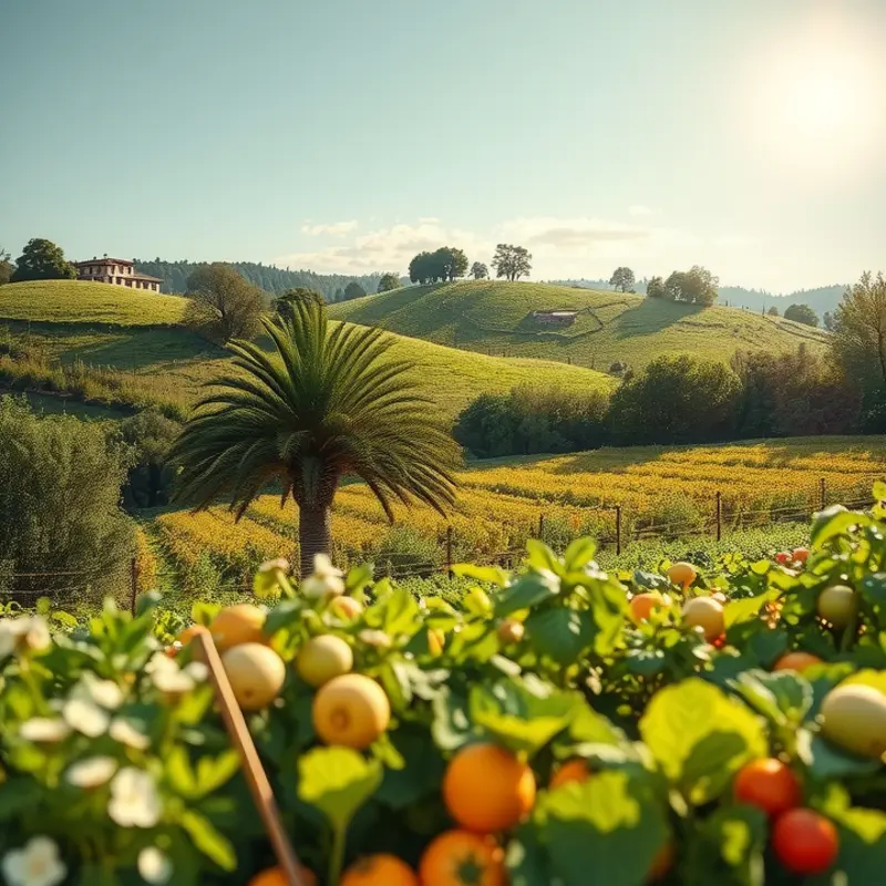 A vibrant landscape showcasing the abundance of nature’s nutrition.