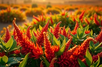 A scenic view of a sunlit field filled with healthy spices and vegetables.