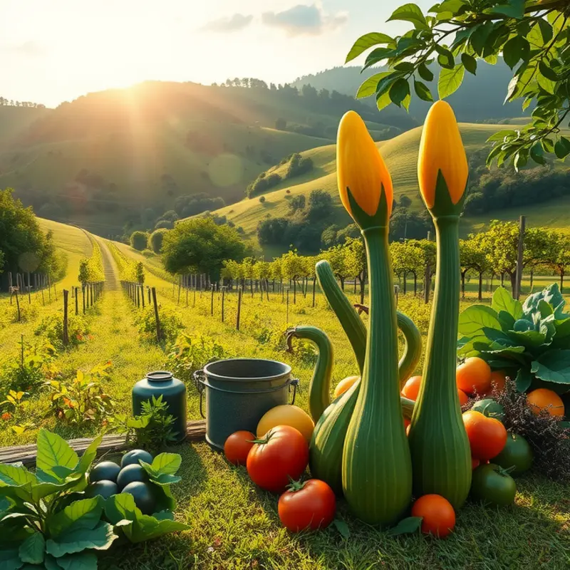 A vibrant sunlit field showcasing organic produce, symbolizing a healthy, grain-free lifestyle.